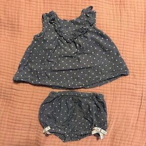 Max Studio Blue and White Diaper Cover Accessories